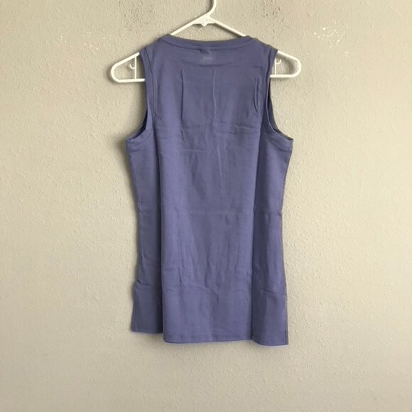 zuda 2-Pack Long & Lean Tank Tops - Sand/Violet (Sz XXS) a478504 - Picture 4 of 7